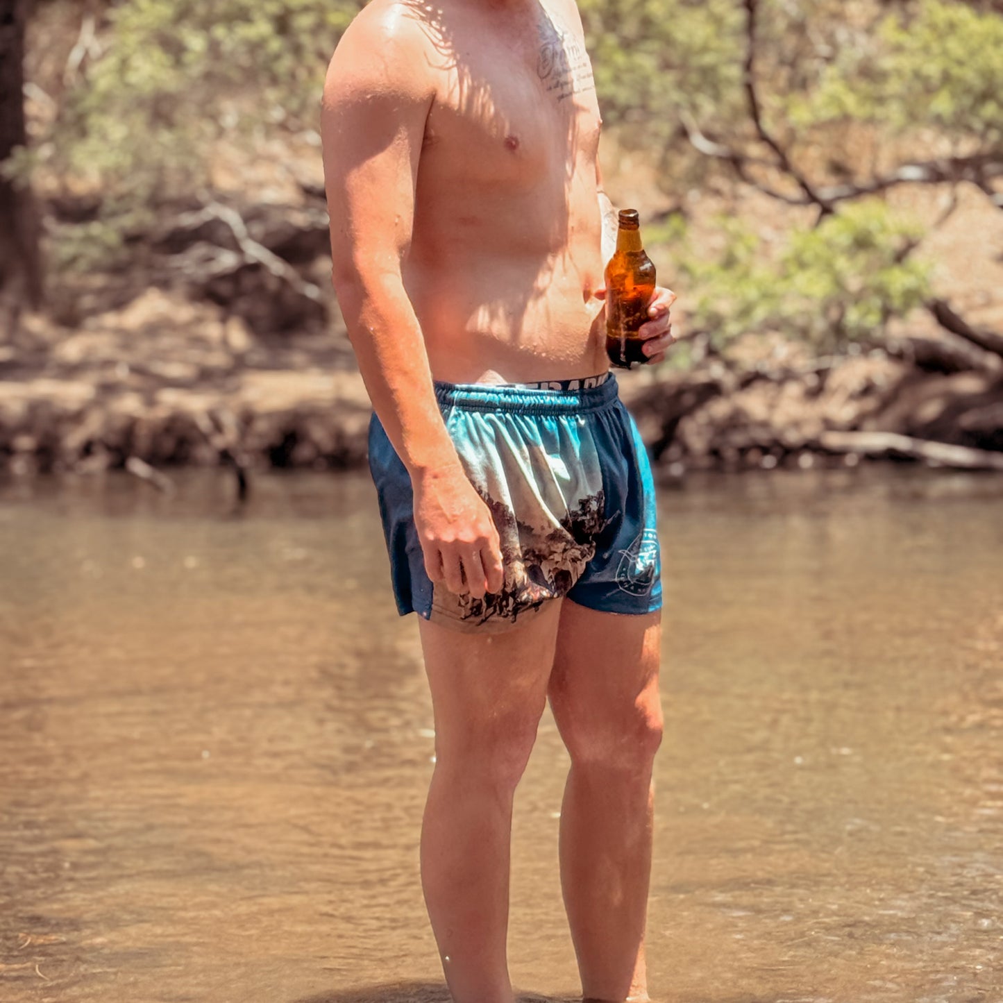 Country Tough - Way Out West Footy Shorts