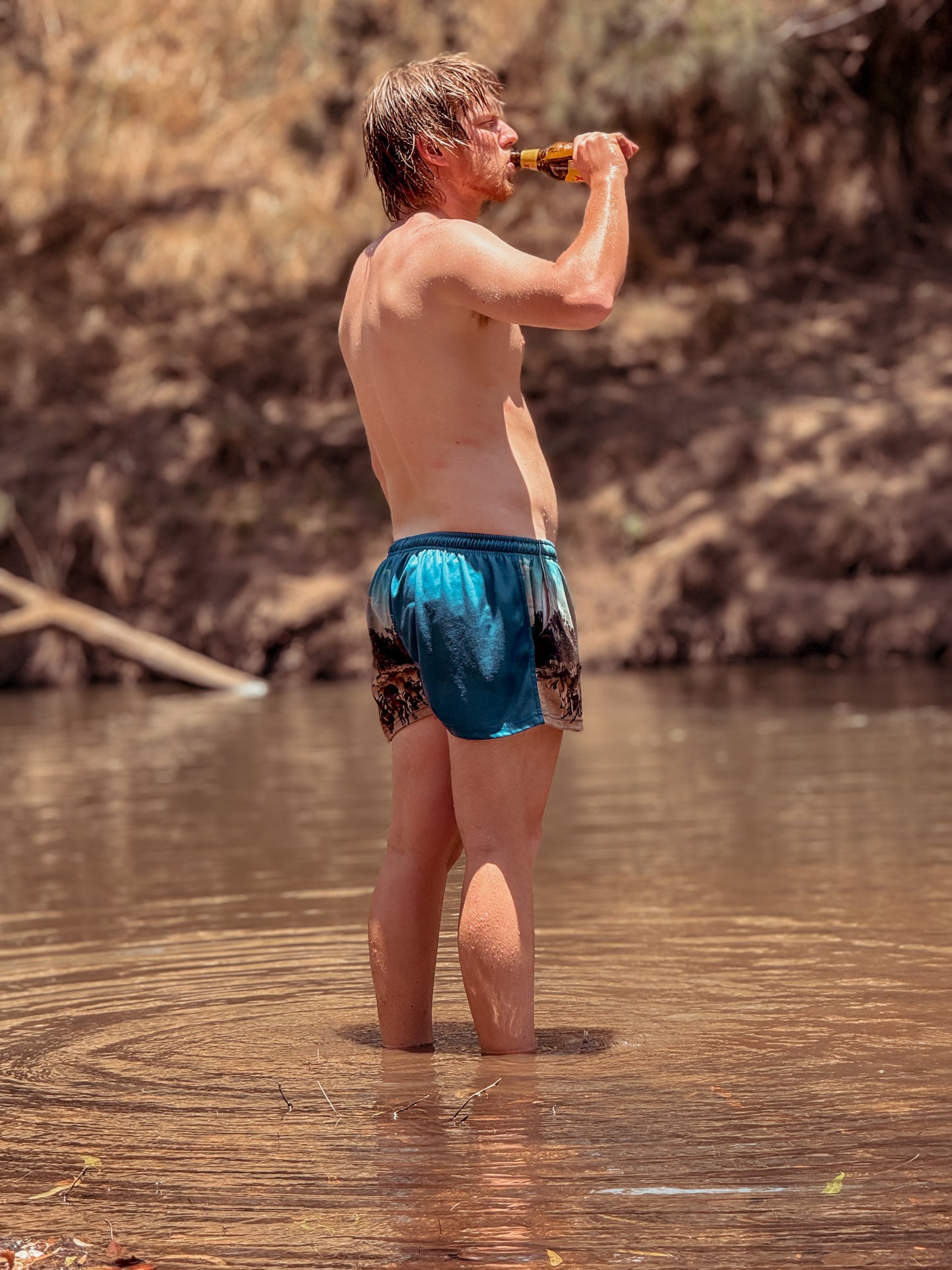 Country Tough - Way Out West Footy Shorts